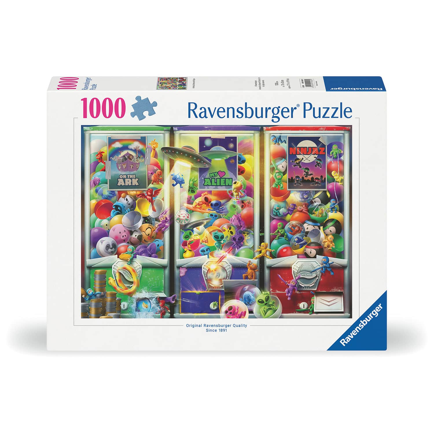 Ravensburger Pussel - Djur, Aliens & Ninjor 1000 bitar