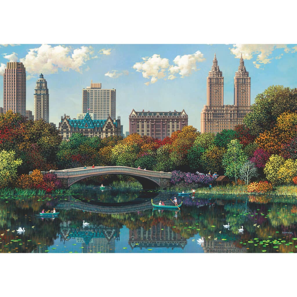 Pussel – NY Central Park, Bow Bridge 1000 bitar