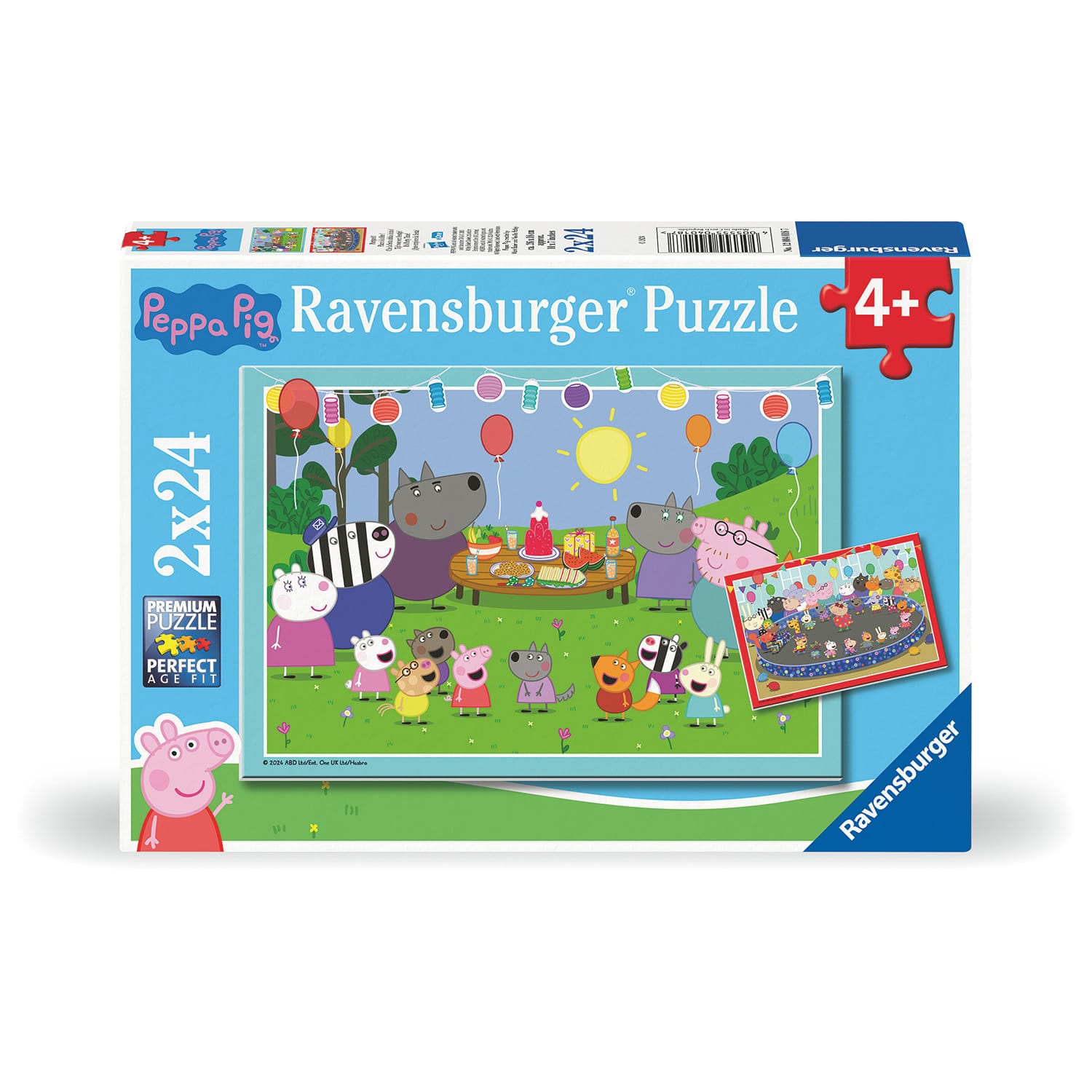 Barnpussel - Peppa Pig 2x24 bitar