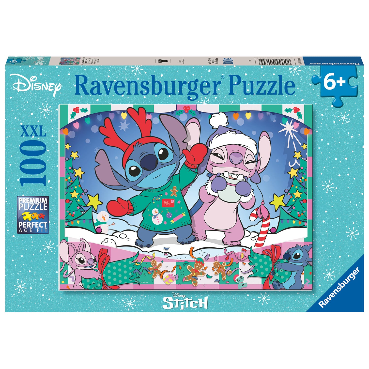 Ravensburger Barnpussel - Disney: Stitch Jul 100 bitar