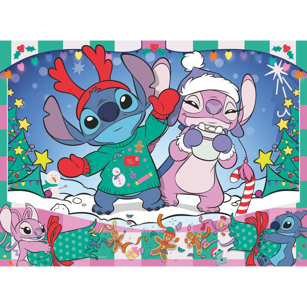 Ravensburger Barnpussel – Disney: Stitch Jul 100 bitar