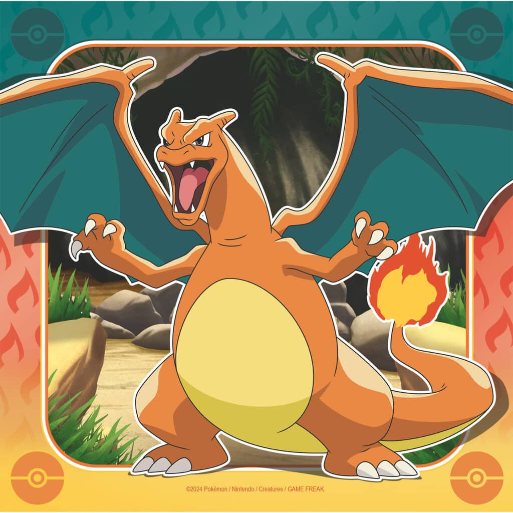 Barnpussel – Pokémon, Pikachu, Charizard och Eevee