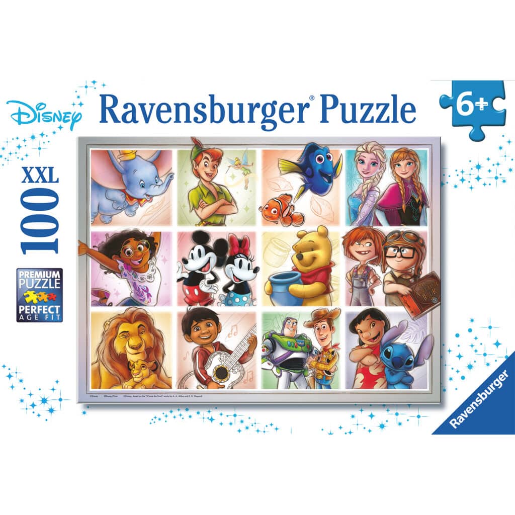 Ravensburger Pussel – Disney favoriter 100 bitar XXL
