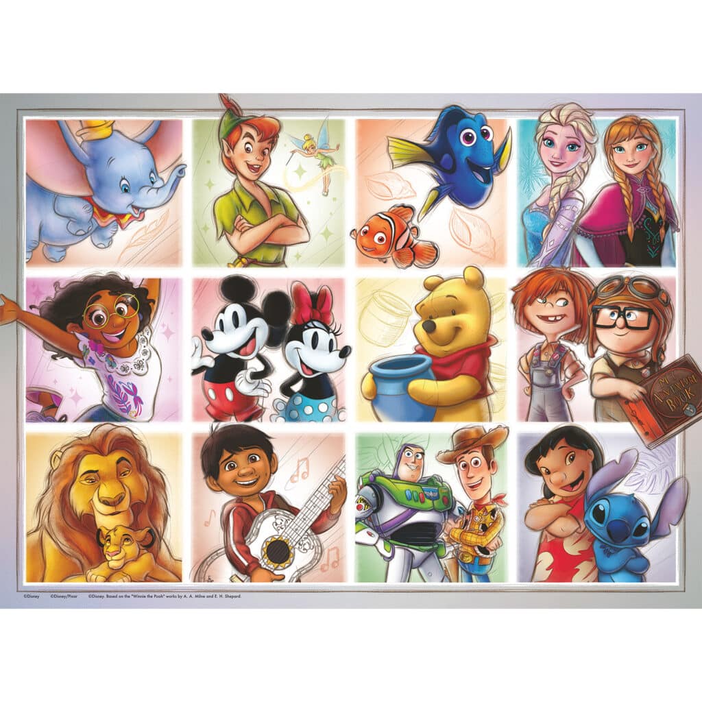 Ravensburger Pussel – Disney favoriter 100 bitar XXL