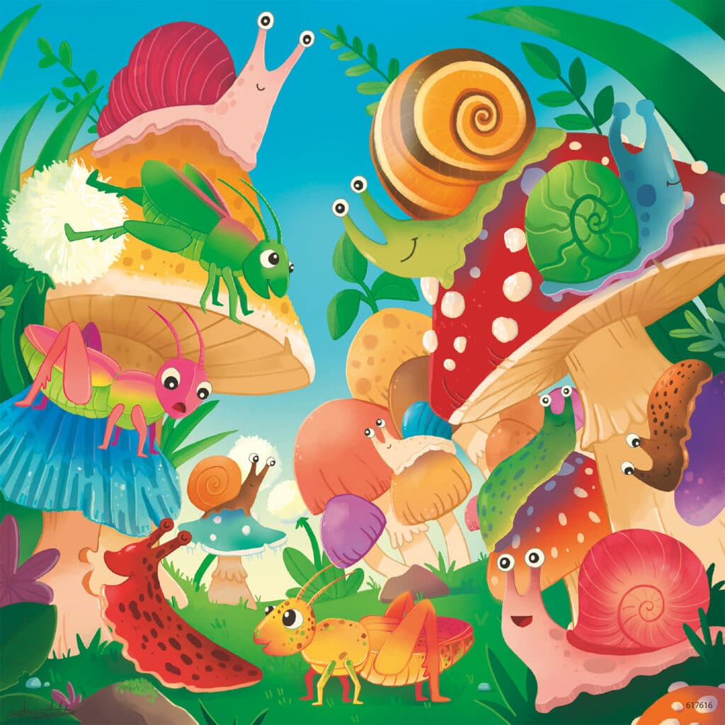 Ravensburger Barnpussel – Småkryps liv 3×49 bitar