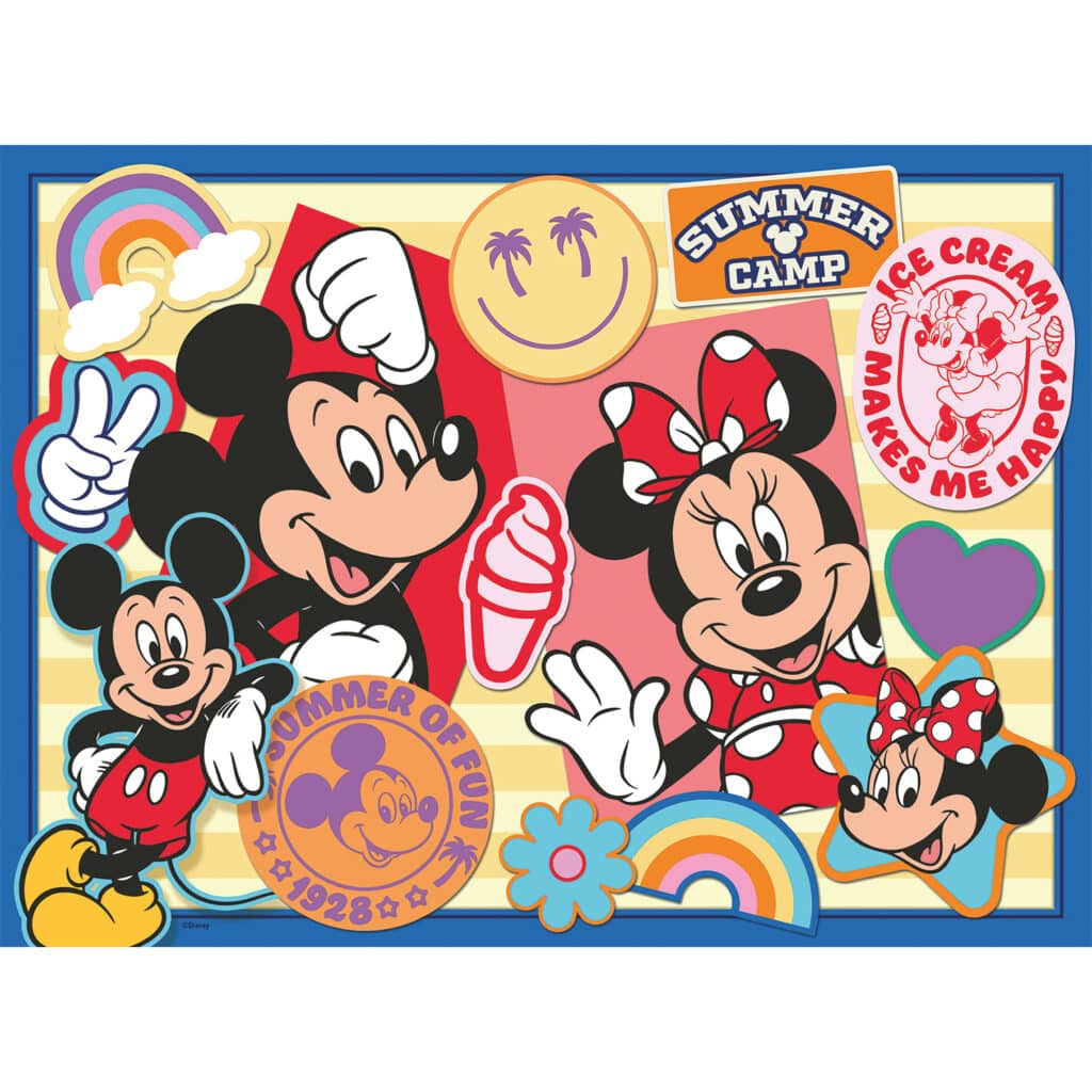 Ravensburger Barnpussel – Musse & Mimmi Pigg’s Bilresa! 200 bitar