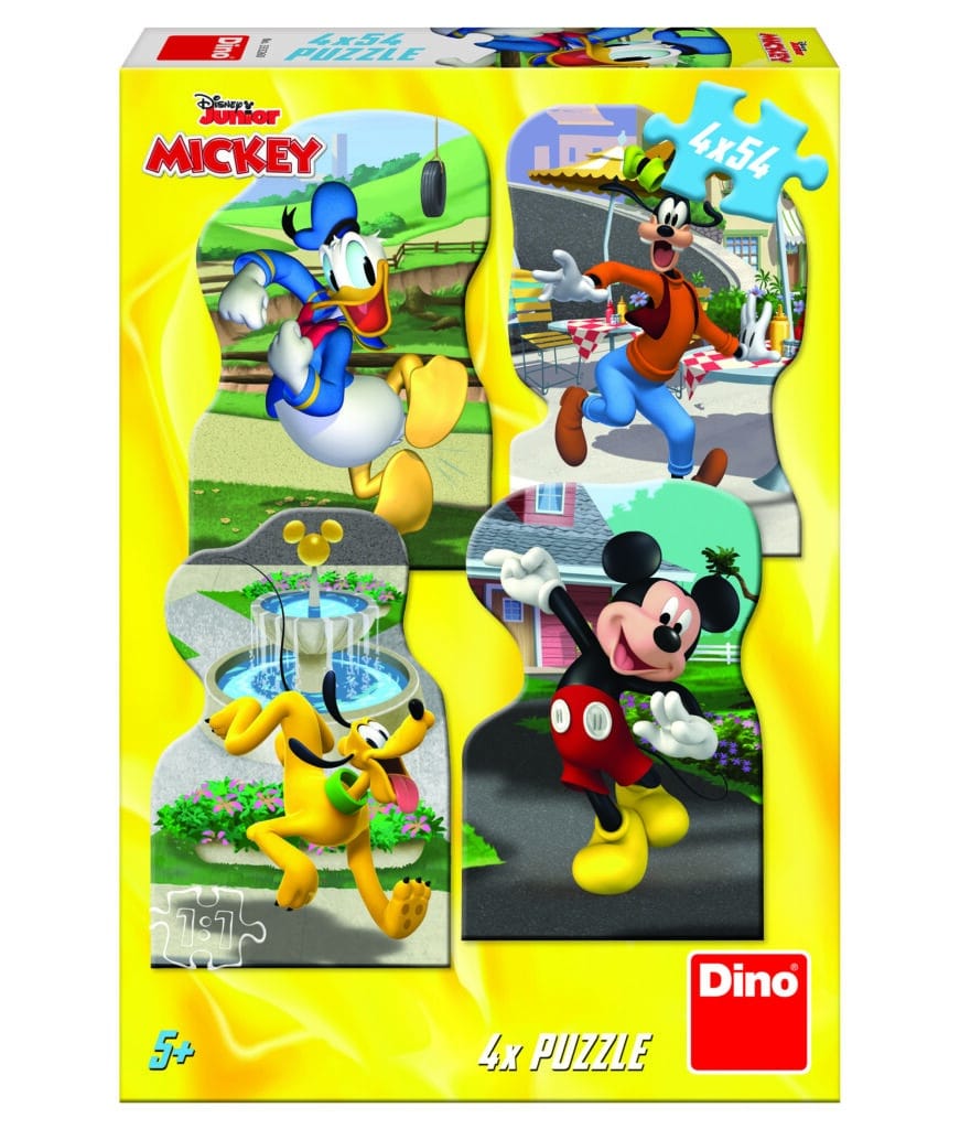 BarnPussel – 4 i 1 – Mickey Mouse in the City, 54 bitar
