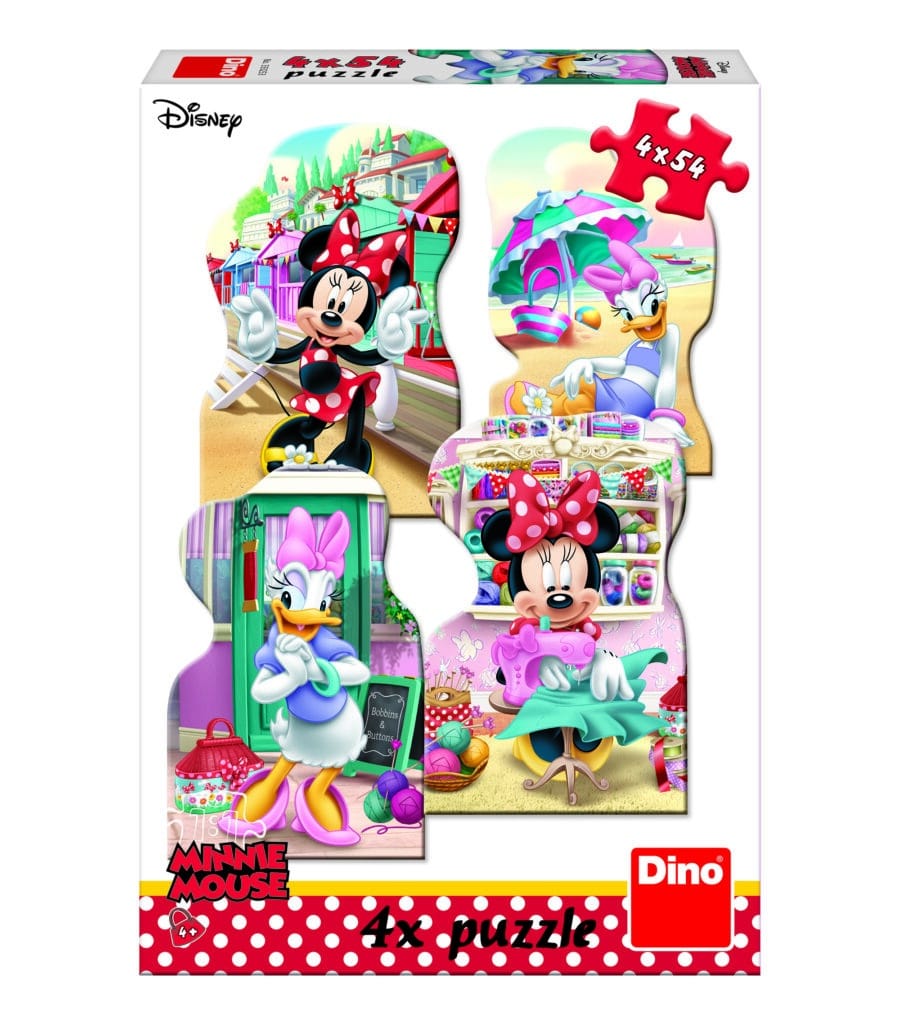 BarnPussel – 4 i 1 – Minnie and Daisy, 54 bitar