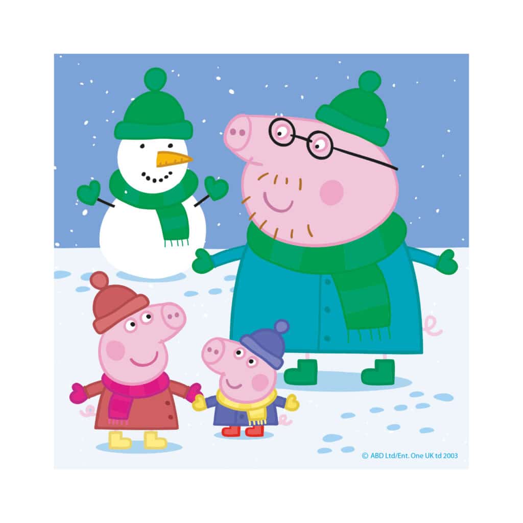 BarnPussel – 3 i 1 – Peppa Pig, 55 bitar