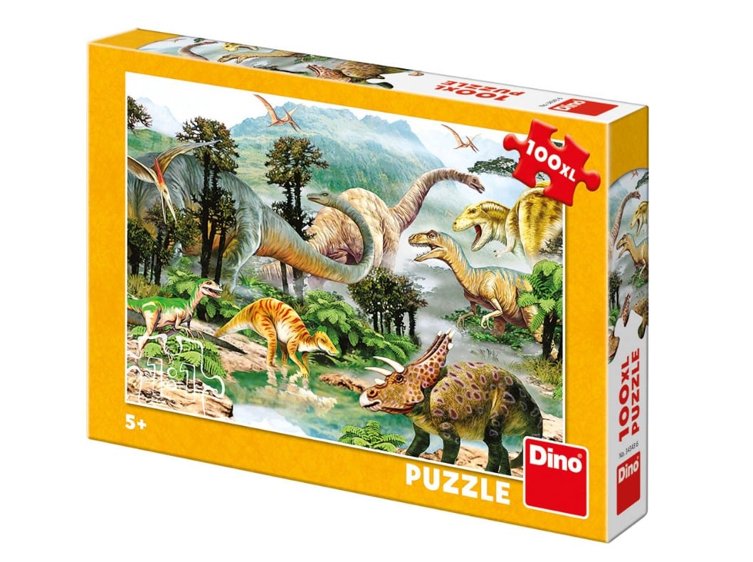 Pussel - XXL - Dinosaurs, 100 bitar