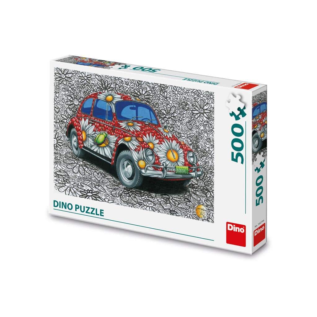 Pussel - Painted VW Beetle, 500 bitar
