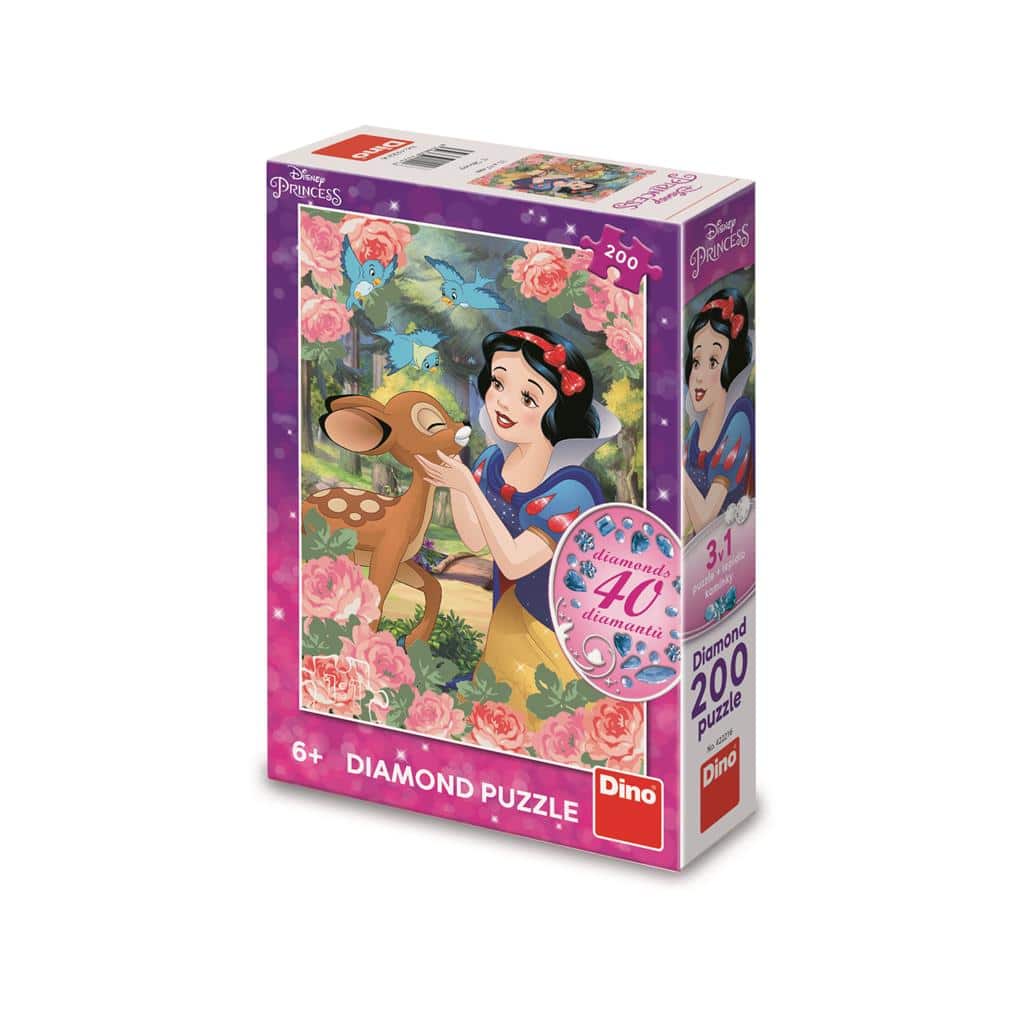 Pussel - XXL - Diamond Puzzle - Snow White, 200 bitar