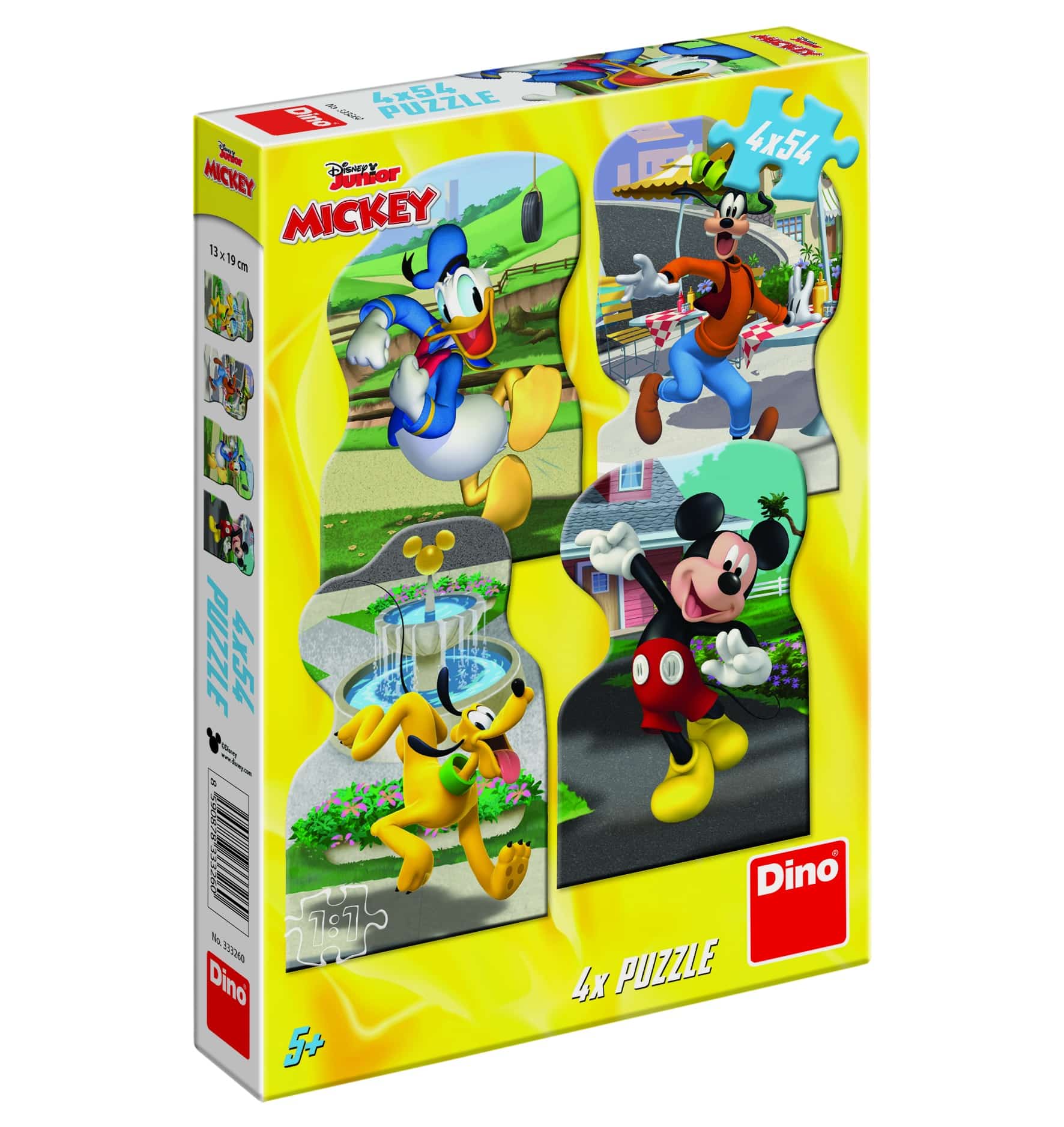 BarnPussel - 4 i 1 - Mickey Mouse in the City, 54 bitar