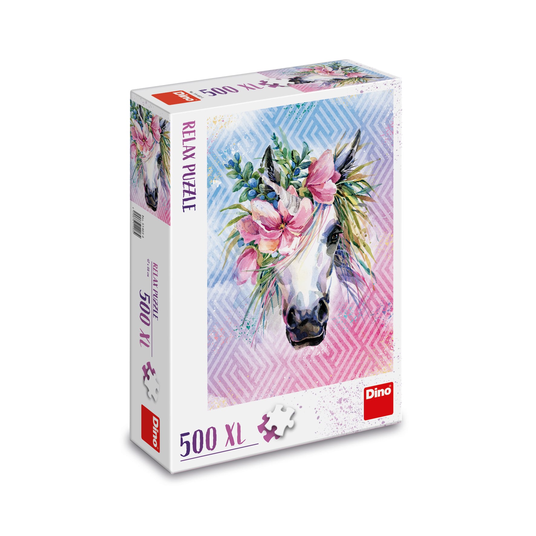 Pussel - XXL - Unicorn, 500 bitar