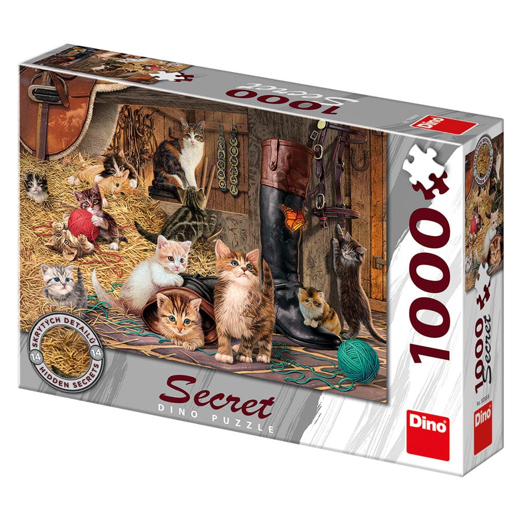 Pussel - Secret Puzzle - Kittens, 1000 bitar