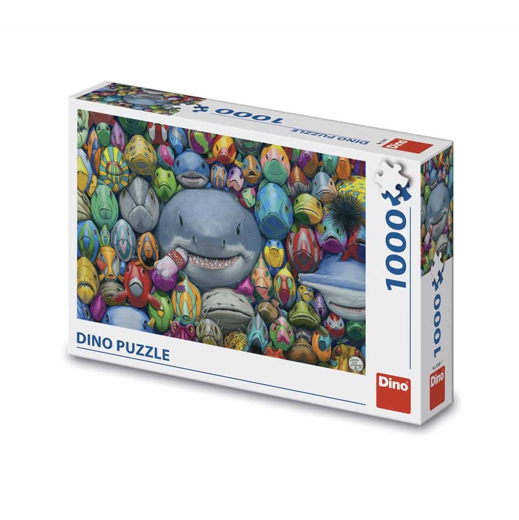 Pussel - Colorful Fishes, 1000 bitar
