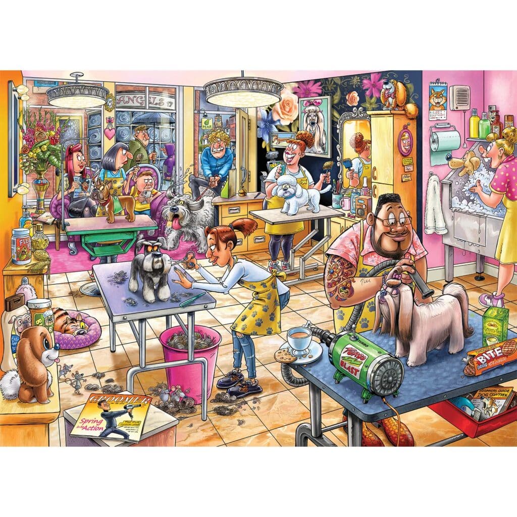 Pussel – Wasgij? 23, Pooch Parlour!
