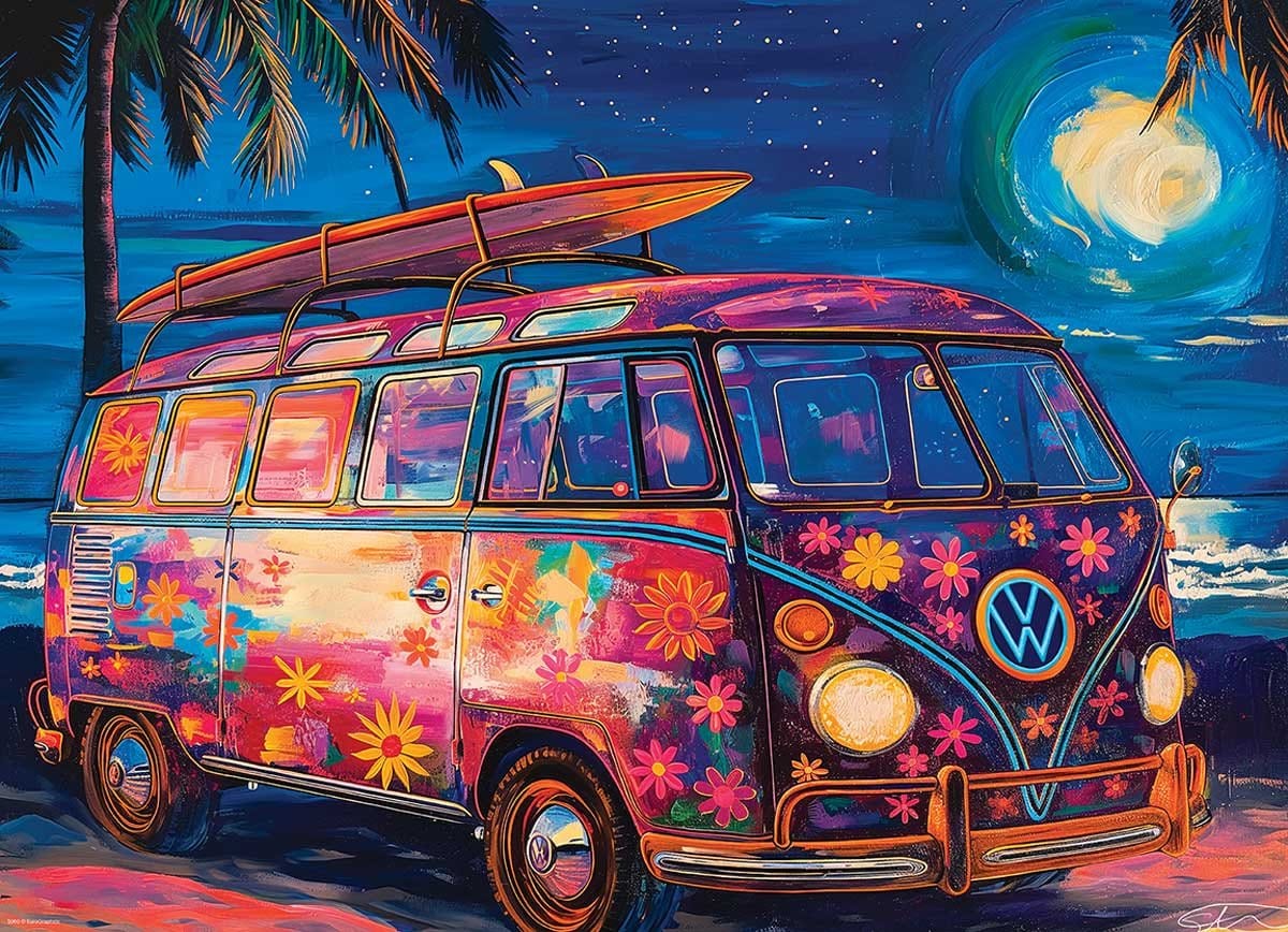 Pussel - VW Beach Fun 1000 Bitar