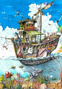 Pussel - On The High Seas 1000 Bitar