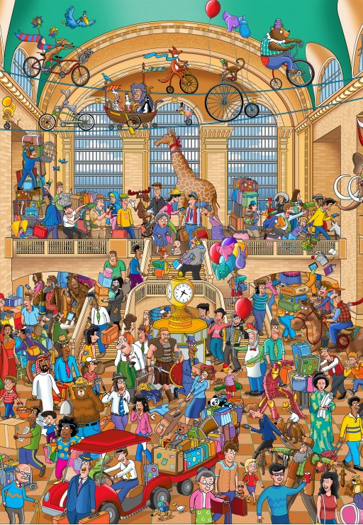 Pussel - Grand Central 1000 Bitar