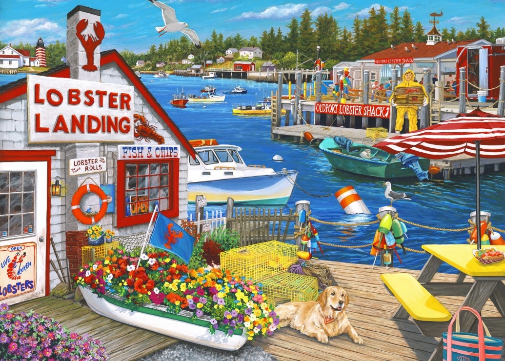 Pussel - Lobster Landing,500 Bitar