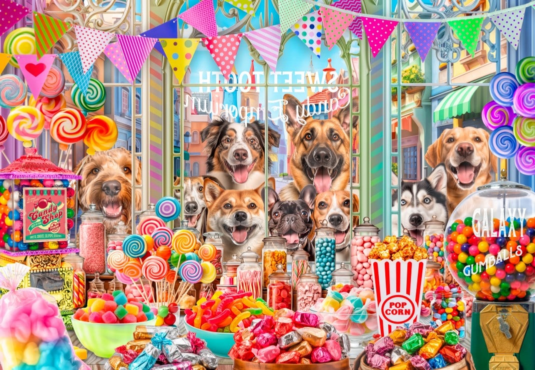 Pussel - Sweet Tooth Candy 1000 Bitar