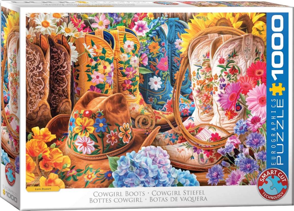 Pussel – Cowgirl Boots by Lars Stewart 1000 Bitar