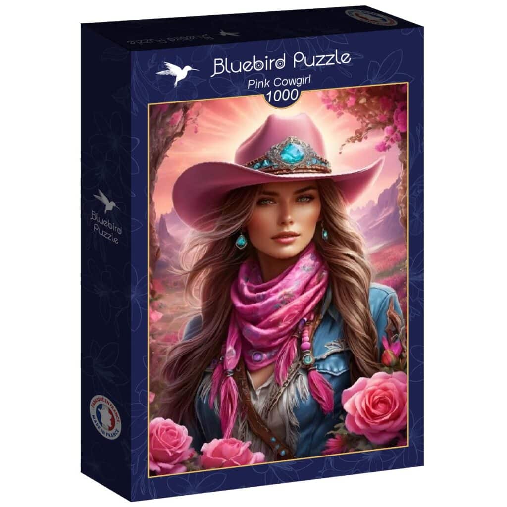Bluebird Pussel – Rosa Cowgirl 1000 Bitar