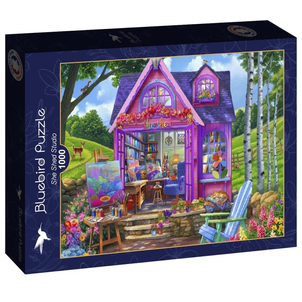Bluebird Pussel – She Shed Studio 1000 Bitar