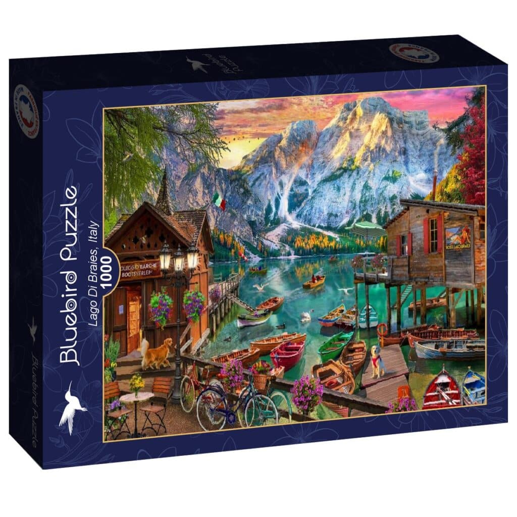 Bluebird Pussel – Braiesjön, Italien 1000 Bitar
