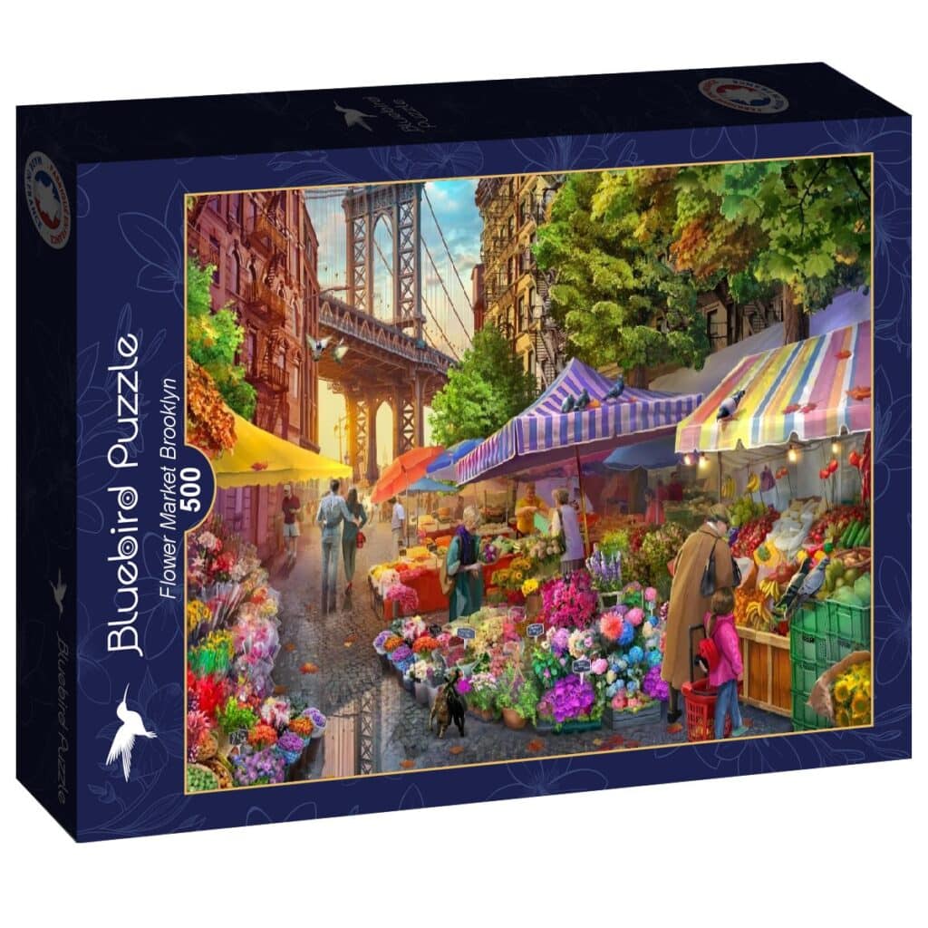 Pussel – Flower Market Brooklyn 500 Bitar