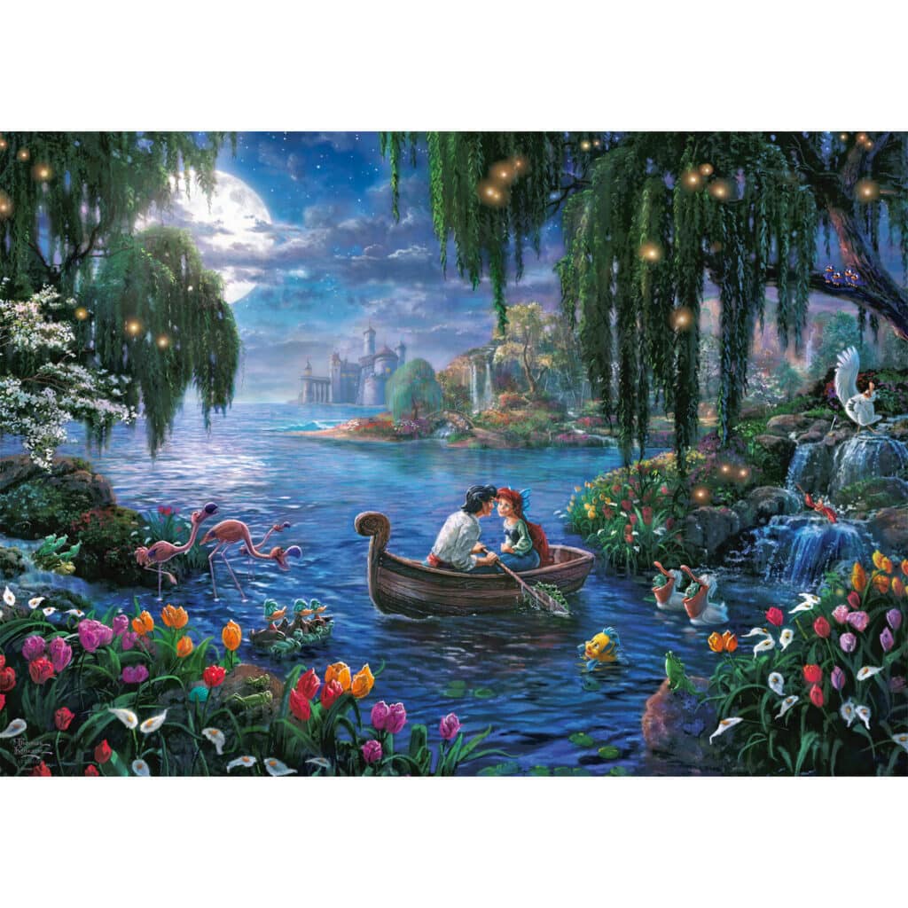 Schmidt Pussel – Disney: Den lilla sjöjungfruns Romantiska kväll 1000 bitar