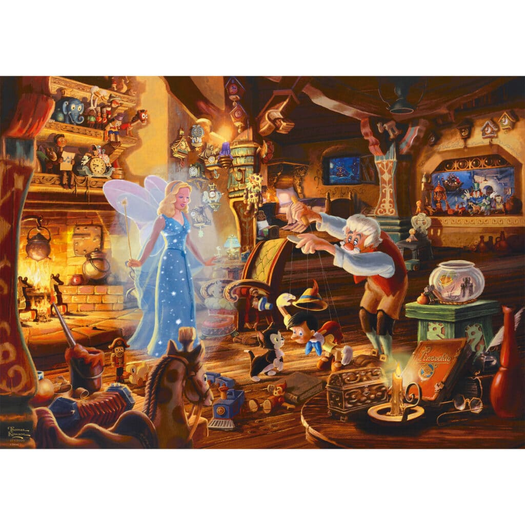 Pussel – Disney, Geppettos Pinocchio, 1000 bitar