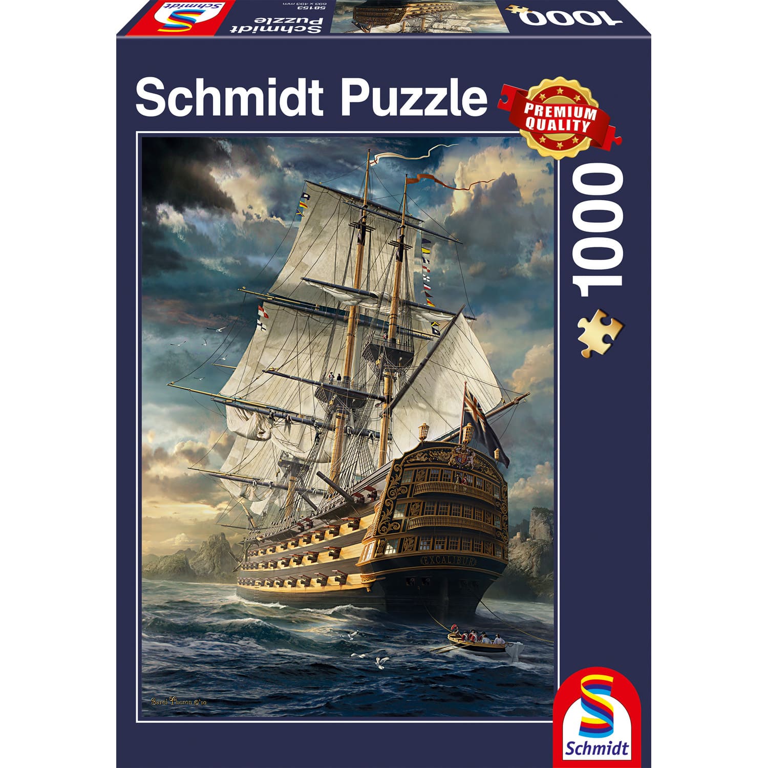 Pussel - Sails set, 1000 bitar