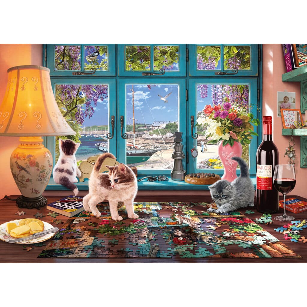 Pussel – Puzzlers Desk, 1000 bitar