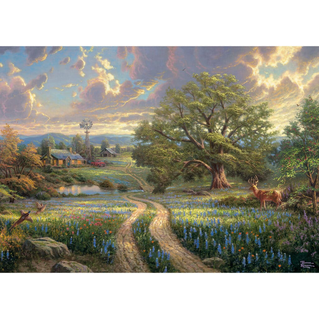 Schmidt Pussel – Thomas Kinkade: Landsbygdsliv 1000 bitar