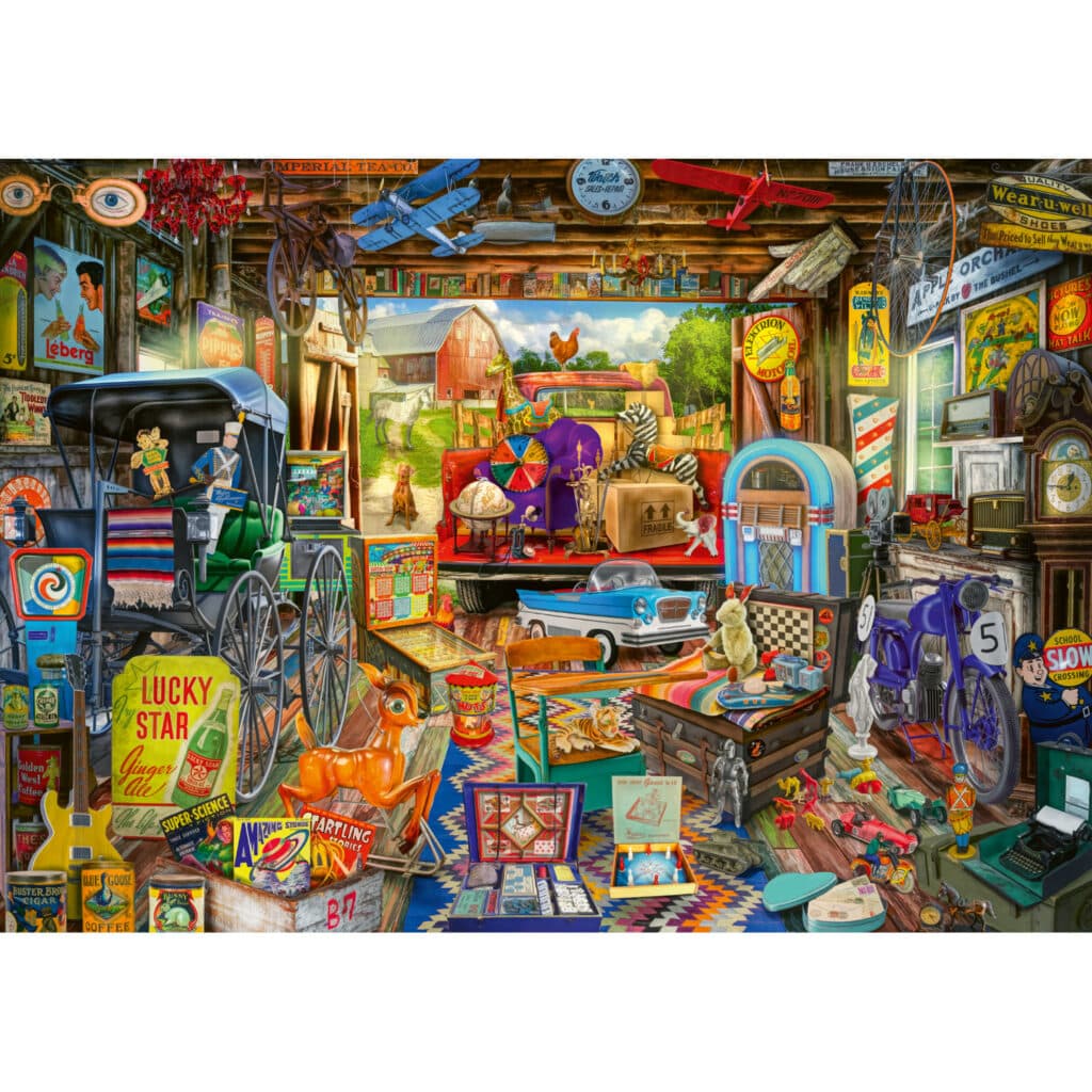 Pussel – Garage sale, 500 bitar