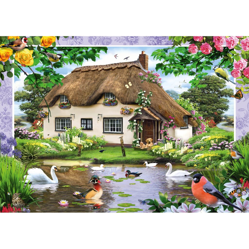 Pussel – Romantic country house 500 bitar