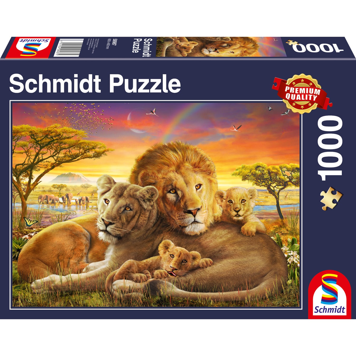 Pussel - Loving Lions 1000 bitar