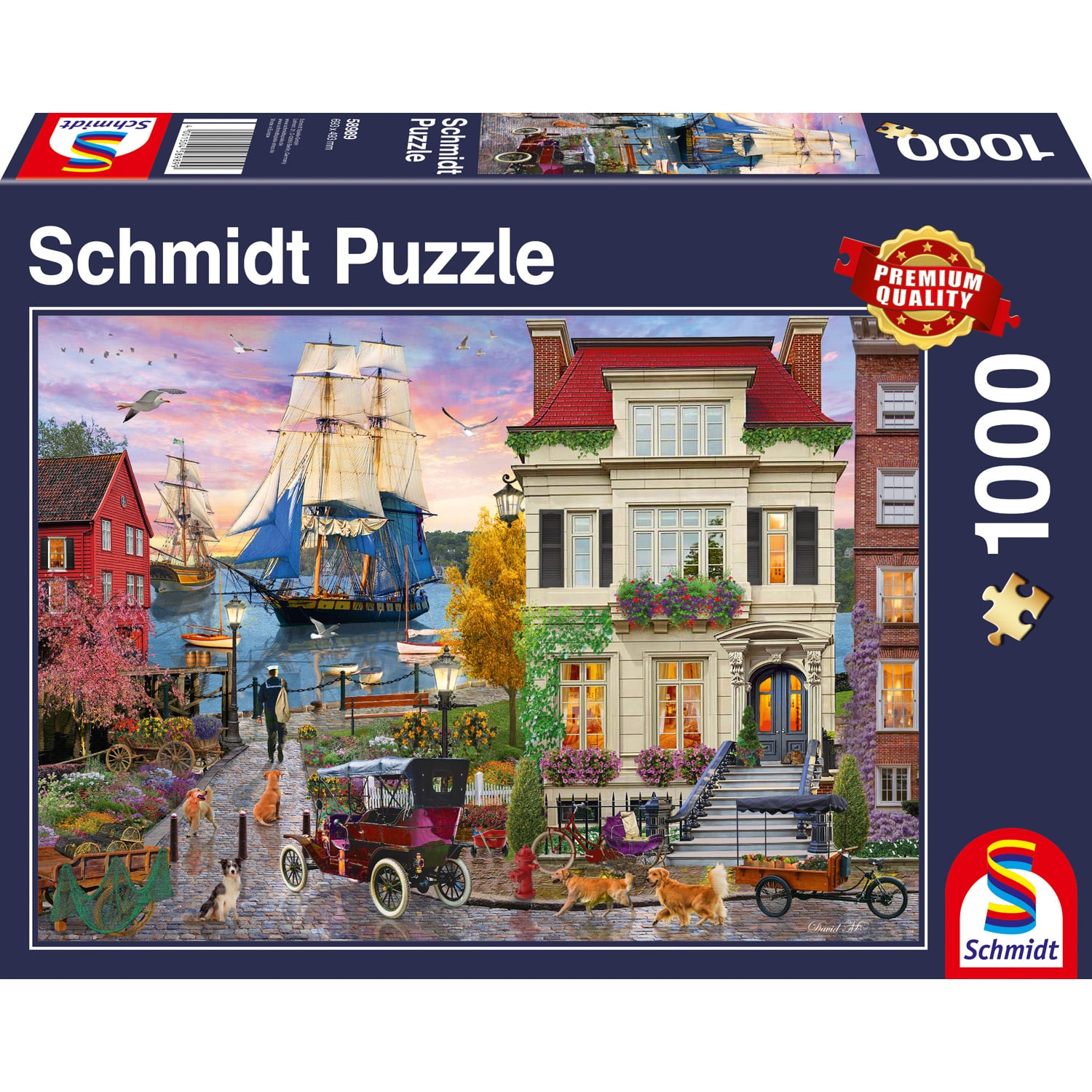 Pussel - Ship in the Harbor 1000 bitar