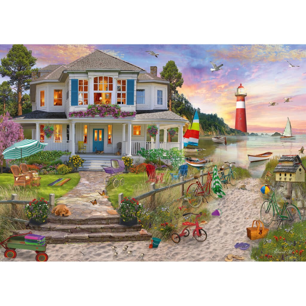 Pussel – The beach house 1000 bitar