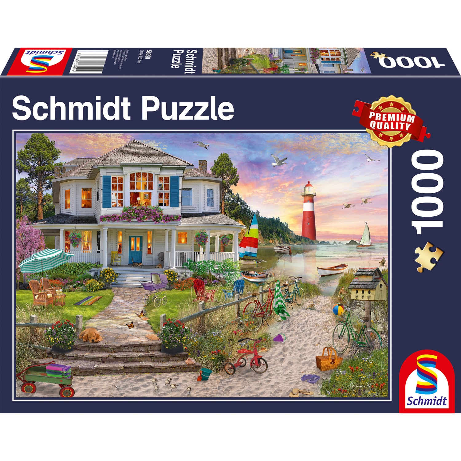 Pussel - The beach house 1000 bitar