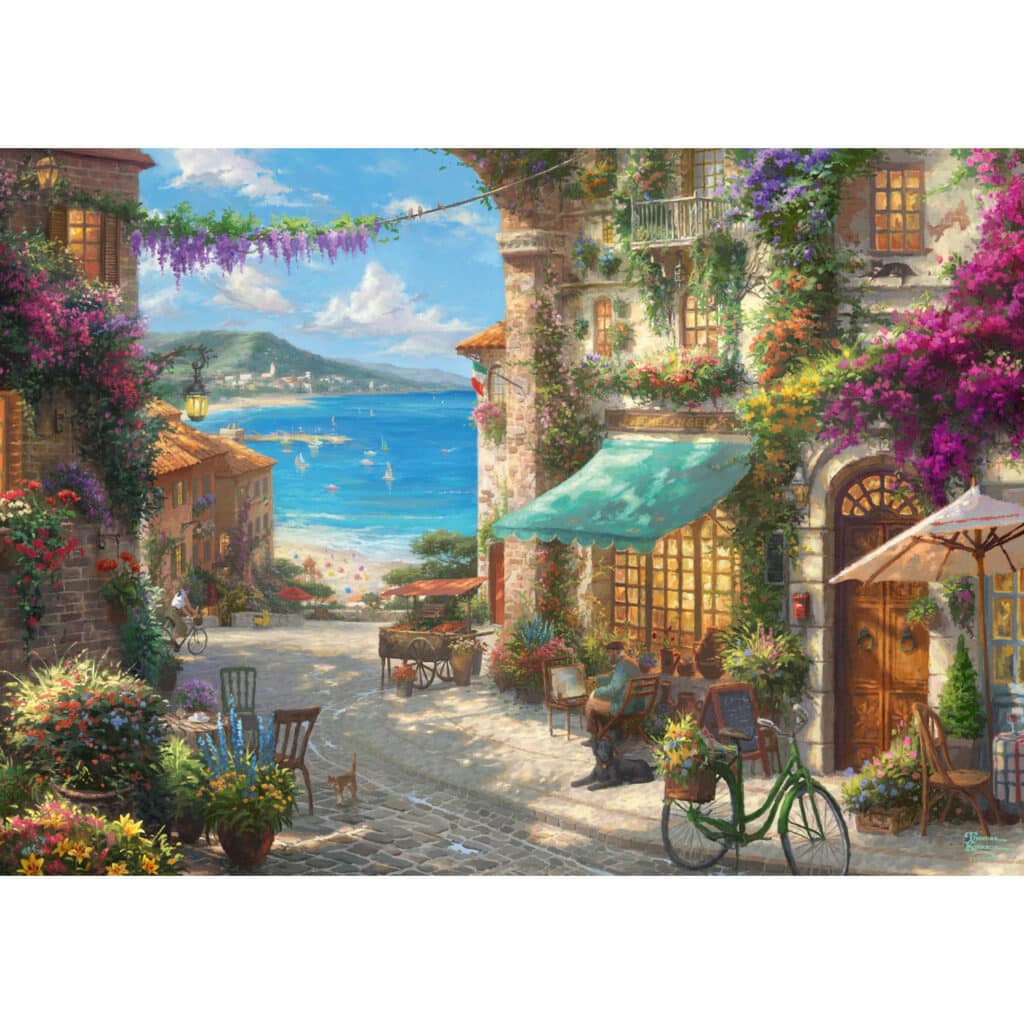 Pussel – Café on the Italien Riviera 1000 bitar