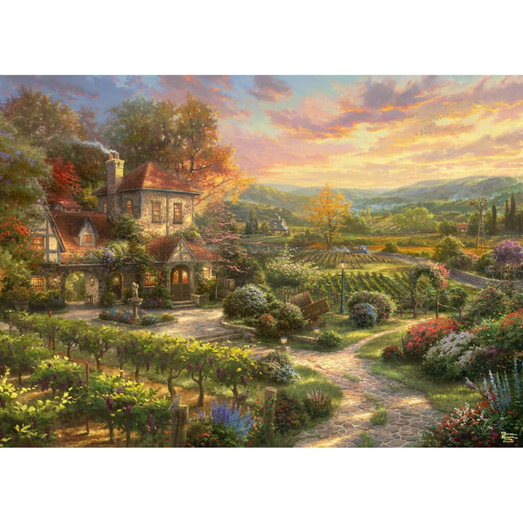 Schmidt Pussel – Thomas Kinkade: I vingårdarna 2000 bitar