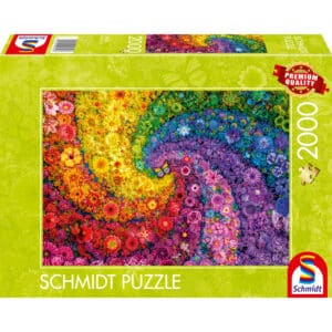 Pussel - Swirling colours in bloom 2000 bitar