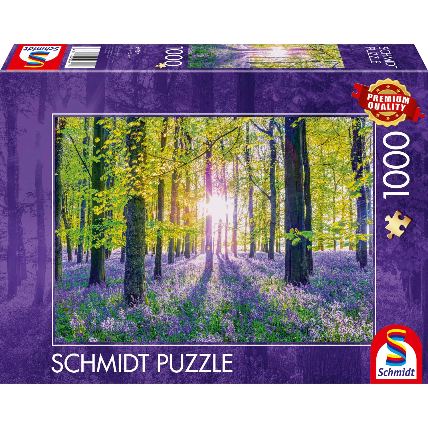 Pussel - Transquil bluebell woods 1000 bitar