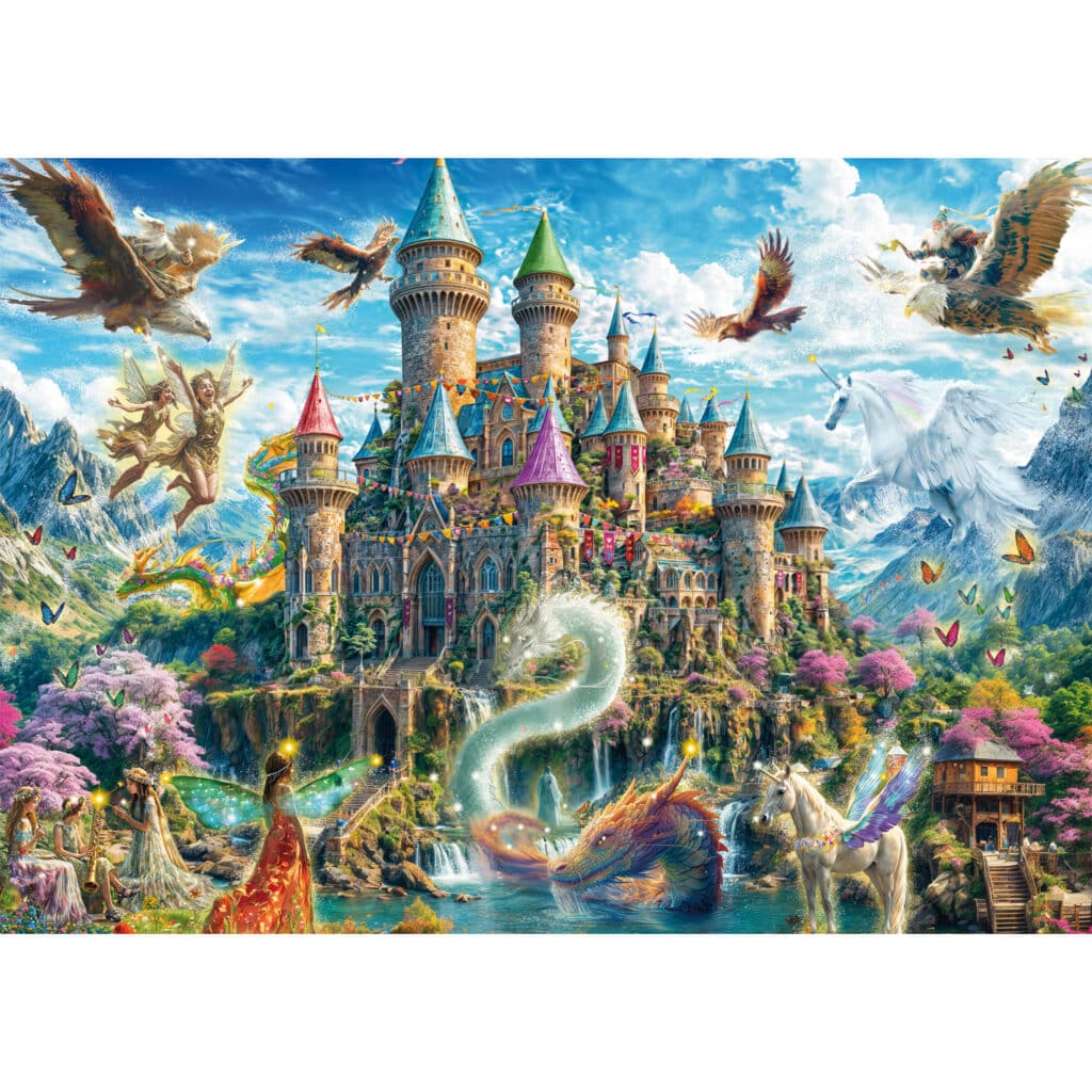 Pussel – Fairytale castle in the Land of Imagination, 1000 pcs bitar