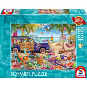 Pussel - A sunny break at the seaside, 1000 pcs bitar