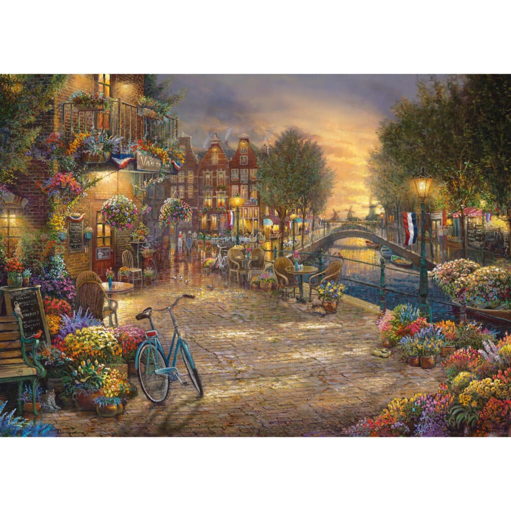 Schmidt Pussel – Thomas Kinkade: Amsterdam 1000 bitar