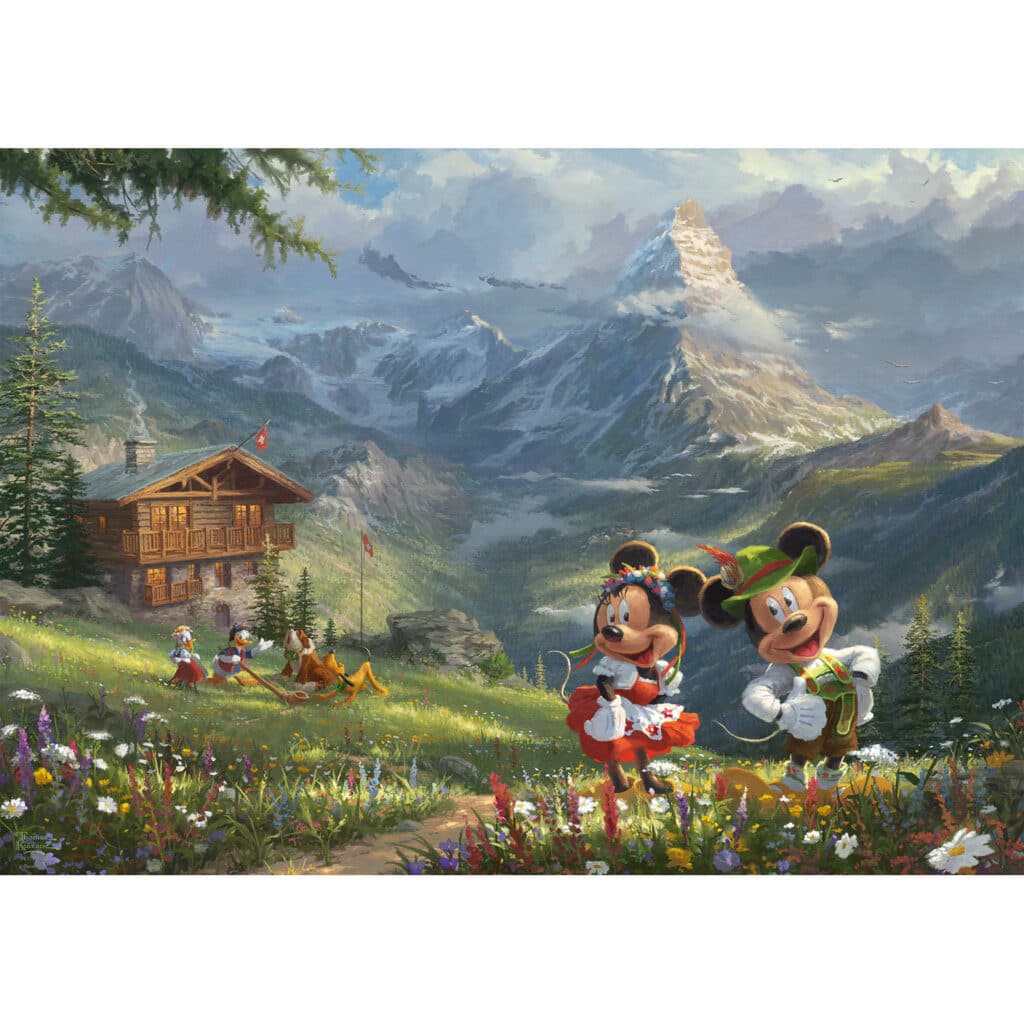 Pussel – Disney, Musse Pigg & Mimmi i Alperna 1000 bitar